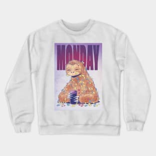 Monday Sloth Crewneck Sweatshirt